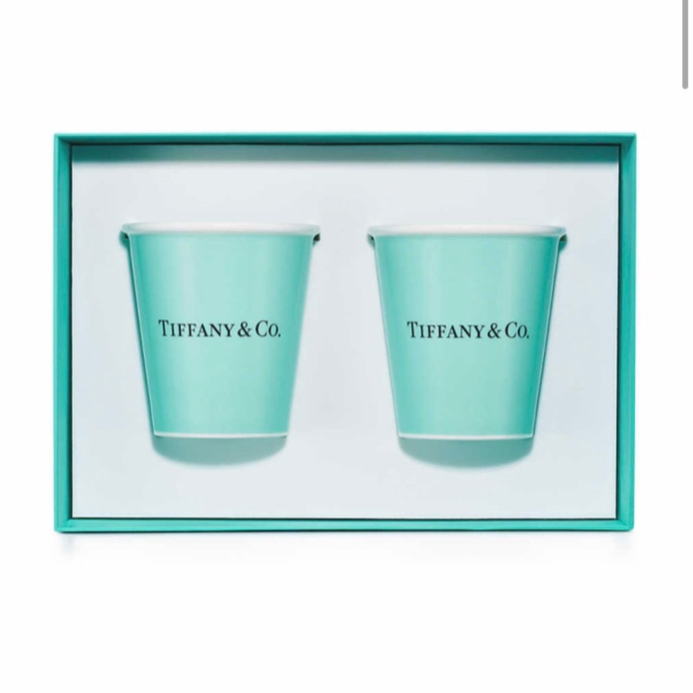 Tiffany & Co. Bone China Coffee Cups